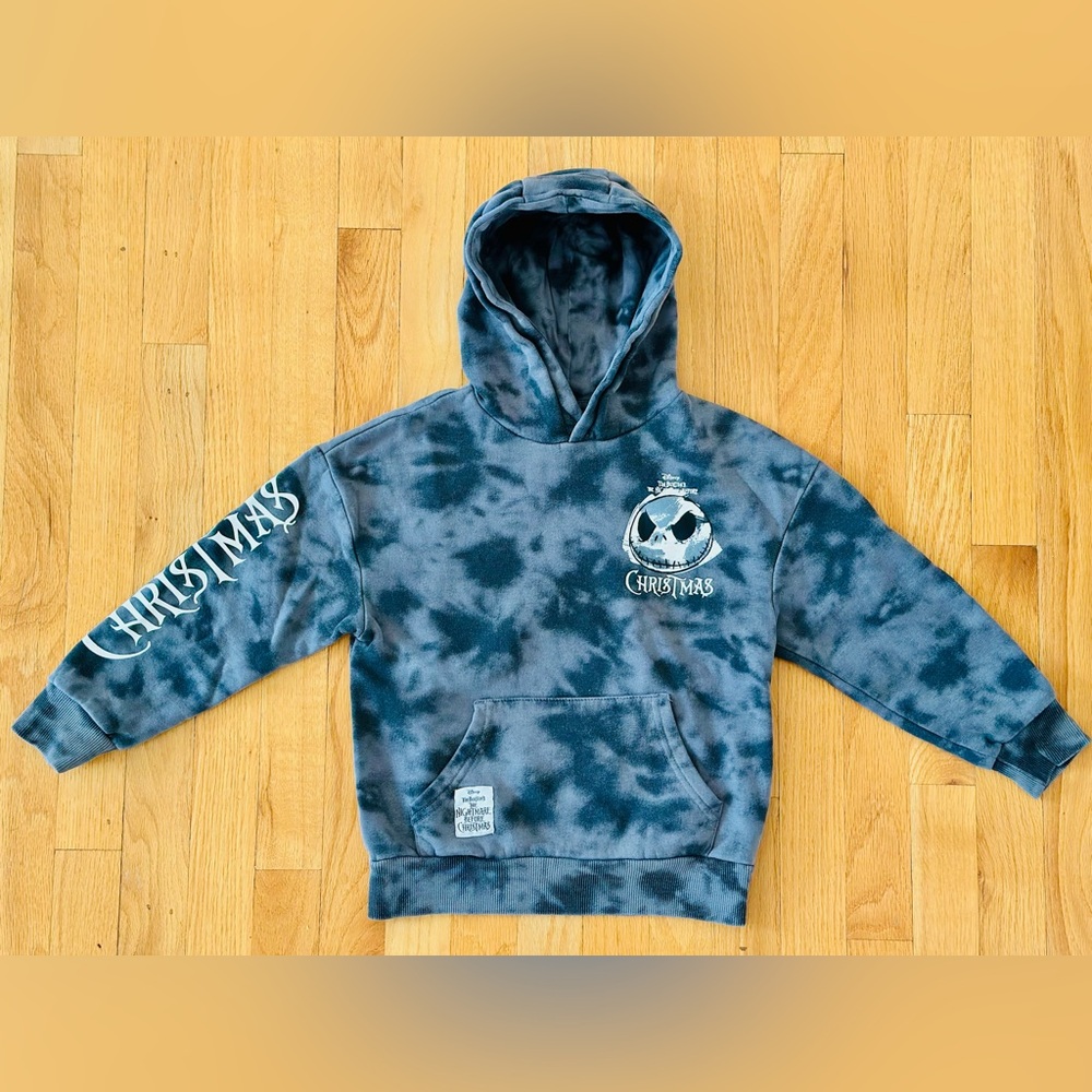 Tim Burton’s The Nightmare Before Christmas Gray Hoodie Primark Size 7-8